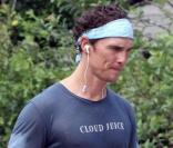 Matthew McConaughey est allé faire son jogging le 24 octobre 2010