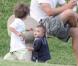 Matthew McConaughey et sa femme Camila Alves ont passé l'après-midi dans un parc à Austin avec leurs deux enfants Vida et Levi le 24 octobre 2010