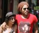Lenny Kravitz et sa fille Zoë, New York, 16 juillet 2010
