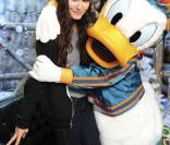 Joyce Jonathan lors de l'avant première mondiale du nouveau dessin animé de Disney, Raiponce, le 6 novembre 2010 à Paris