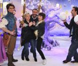 L'équipe de L'Edition Spéciale lors de l'avant première mondiale du nouveau dessin animé de Disney, Raiponce, le 6 novembre 2010 à Paris