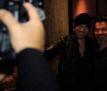 Anniversaire surprise de Florent Pagny, le 8 novembre 2010 à Paris. Ici avec Pascal Obispo  