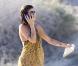 Elisabetta Canalis sur la plage, le 1er novembre 2010 à Los Cabos au Mexique