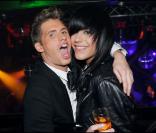 Benoît, gagnant de Secret Story 4, et son ami Thomas passent la soirée au Queen (Paris) à l'occasion de la soirée Disco Queen, lundi 29 novembre.