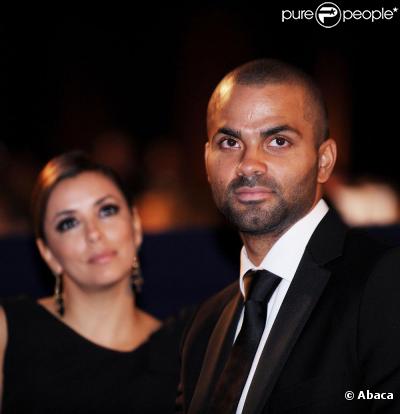 Eva Longoria et Tony Parker en septembre 2010. 