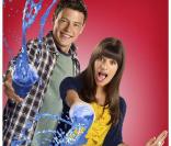 Lea Michele et Cory Monteith dans  Glee 