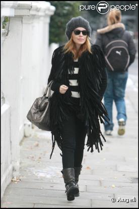Kylie Minogue à Londres, le 3 décembre 2010.