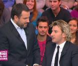 Michaël Youn, sur le plateau de Tout le monde il est beau.