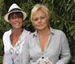 Anne Le Nen et sa compagne Muriel Robin. 