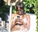 Naomi Campbell et Vladimir Doronin sur une plage à Miami à la fin du mois de novembre 2010