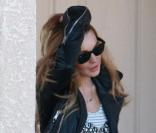 Lindsay Lohan est de retour au centre de désintoxication de Betty Ford, à Los Angeles, après une balade, vendredi 26 novembre.