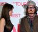Angelina Jolie et Johnny Depp à l'occasion de la présentation allemande de The Tourist , à Berlin, le 14 décembre 2010.