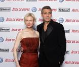 George Clooney et Renée Zellweger à l'avant-première de leur film à Paris
