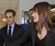 Nicolas Sarkozy et Carla Bruni en visite au Centre hospitalier Henri Duffaut, à Avignon. 21/12/2010