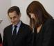 Nicolas Sarkozy et Carla Bruni en visite au Centre hospitalier Henri Duffaut, à Avignon. 21/12/2010