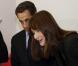 Nicolas Sarkozy et Carla Bruni en visite au Centre hospitalier Henri Duffaut, à Avignon. 21/12/2010