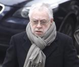 Jean-Yves Bouvier aux obsèques de Gérald Nanty, le 22 décembre 2010, à Paris.