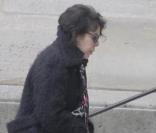 Dani aux obsèques de Gérald Nanty, le 22 décembre 2010, à Paris.