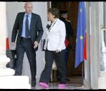 Roselyne Bachelot arbore des Crocs roses, en août 2008.
