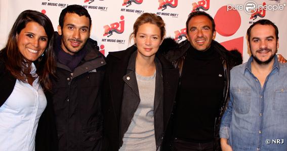 Virginie Efira et François-Xavier Demaison, invités du 6/9 de NRJ le 3 janvier