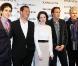 Dominic Sena, Claire Foy, Nicolas Cage et Ron Perlman à l'occasion de l'avant-première du Dernier des Templiers , à l'AMC Loews de Lincoln Square, à New York, le 4 janvier 2011.