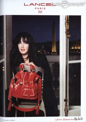 Adjani pour Lancel, toujours aussi élégante