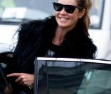 Elle Macpherson à Londres, le 14 janvier 2011.