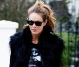 Elle Macpherson à Londres, le 14 janvier 2011.