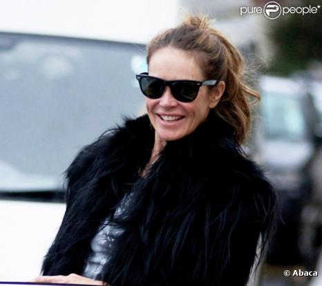 Elle Macpherson à Londres, le 14 janvier 2011.