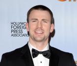 Chris Evans lors des Golden Globes le 16 janvier 2011 à Los Angeles