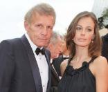 Patrick Poivre d'Arvor et Agathe Brone, festival de Cannes, mai 2008