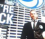 L'arrivée d'Eric Cantona au club New York Cosmos fêtée sur Times Square le 19 janvier 2011