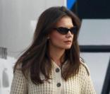  Katie Holmes sur le tournage de  Jack and Jill  à Los Angeles. 