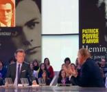 Patrick Poivre d'Arvor sur le plateau du  Grand Journal  face à Michel Denisot et Ali Baddou, Canal+ le 26 janvier 2011