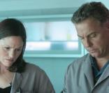 Jorja Fox et William Petersen (alias Sara Sidle et Grissom)<br />