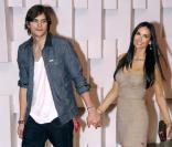 Demi Moore et Ashton Kutcher en janvier 2011 au Brésil 