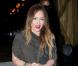 Hilary Duff quitte son hôtel parisien pour se rendre dans les studios de NRJ 12, vendredi 4 février.