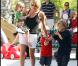 Sharon Stone et ses trois fils en juillet 2009 à Los Angeles