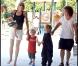 Sharon Stone et ses trois fils en juillet 2009 à Los Angeles