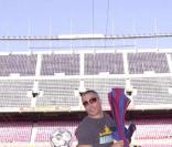 Jean-Claude Van Damme dans le stade de Barcelone