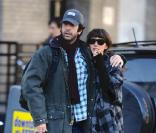David Schwimmer et sa femme Zoe en amoureux (14 février 2011 à Manhattan)