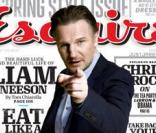 Liam Neeson en couverture d'Esquire du mois de mars 2011
