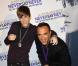 Justin Bieber et Nikos Aliagas lors de la première de Never Say Never au Grand Rex à Paris le 17 février 2011