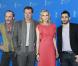 Jan Markovics, Sebastian Koch, Diane Kruger et le réalisateur Jaume Collet-Serra lors du photocall de Sans Identité au festival de Berlin le 18 février 2011