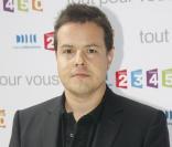 Nicolas Demorand, en août 2009, lors de la conférence de presse du groupe France Télévisions.