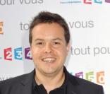 Nicolas Demorand, en août 2009, lors de la conférence de presse du groupe France Télévisions.