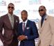 Chris Bosh, Dwyane Wade et LeBron James à la soirée des NBA All-Star Game, à Los Angeles le 20 février 2011