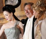 Richard Lugner au bal de Vienne en 2008 avec Dita Von Teese 