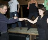  La princesse Eugenie à 4h00 du matin dans la boîte de nuit le Farm Club Disco en Suisse à Verbier le 5 février 2011 