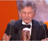 Roman Polanski reçoit le César de la Meilleure adaptation pour  The Ghost Writer , lors de la 36e nuit des César, vendredi 25 février 2011.